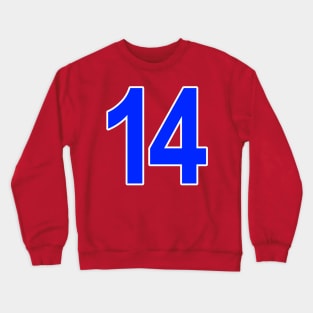 BAZOOKA Football #14 Jersey (Front/Back Print) Crewneck Sweatshirt